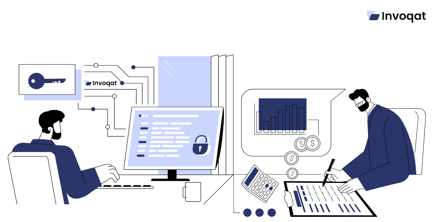 secure cloud-based e-invoicing protecting financial data with encryption access controls backups audit trails and security monitoring